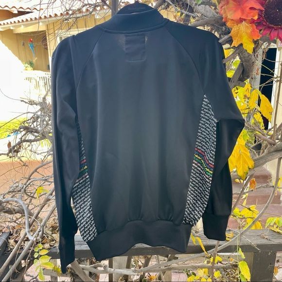 ADIDAS ORIGINALS BK5 Adi-Color Black Series DaVinci zip up track jacket. Size S - Picture 5 of 11